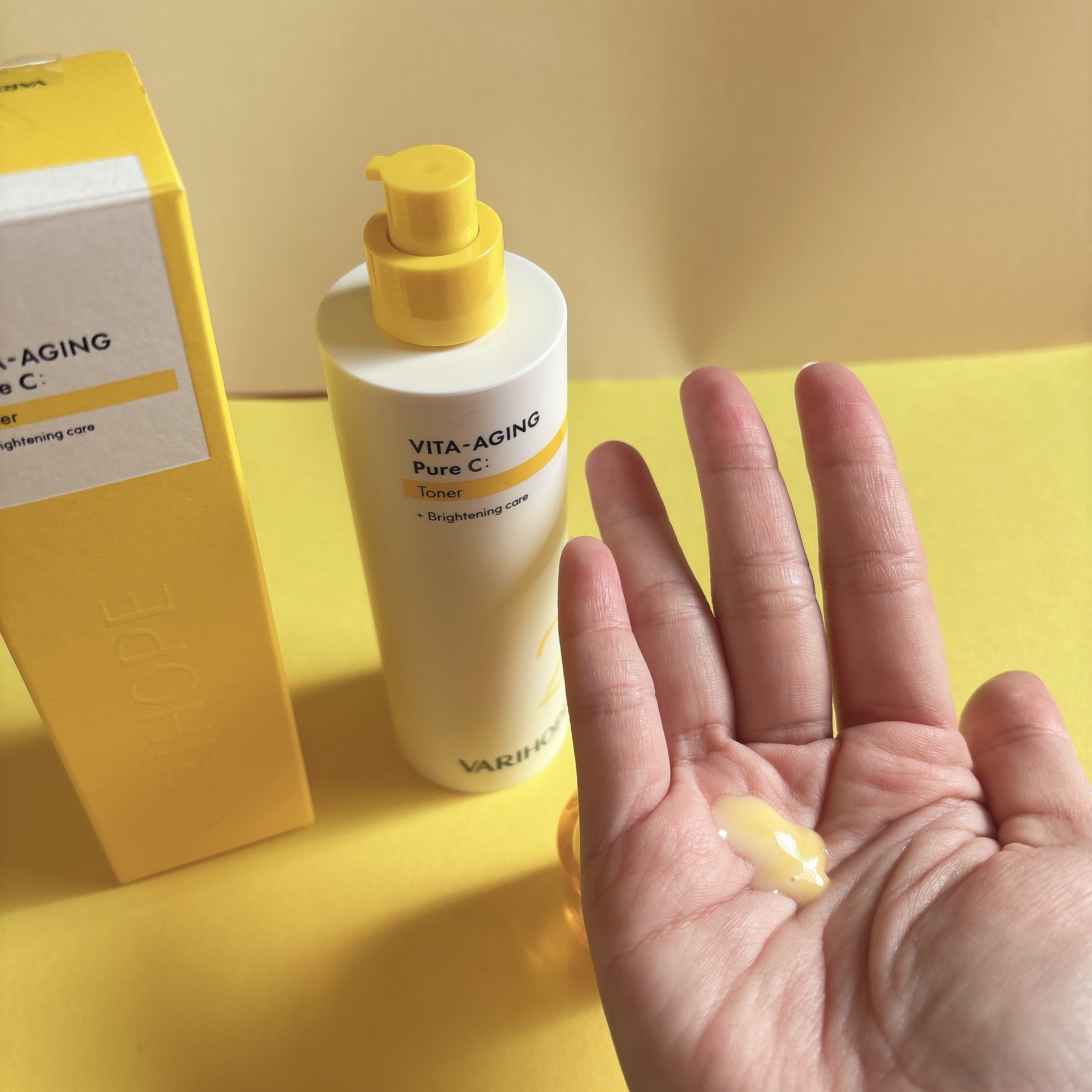 ビタエイジングピュアC セラムトナー/VARI:HOPE/化粧水を使ったクチコミ（2枚目）