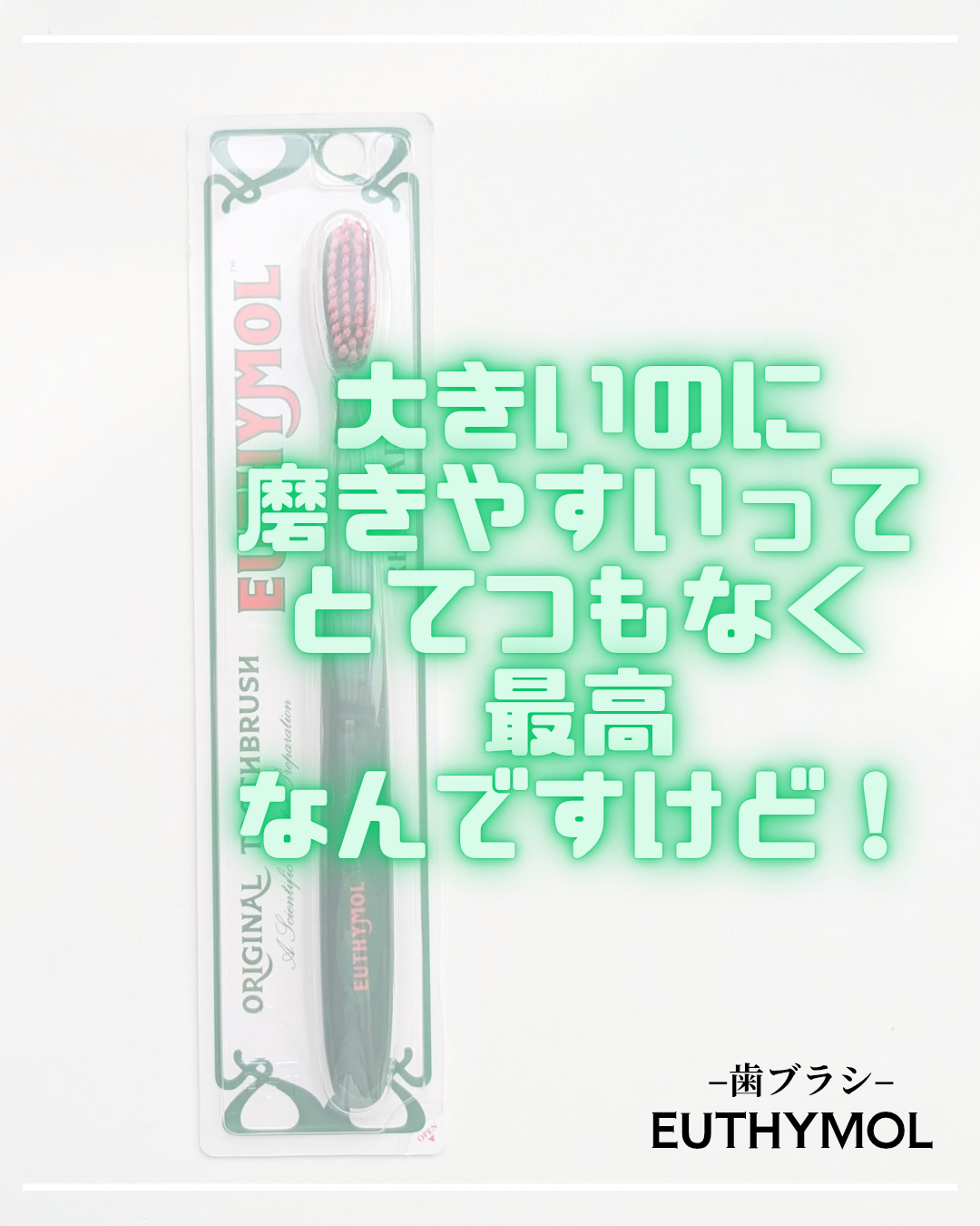 EUTHYMOL レギュラー歯ブラシのクチコミ「レトロかわいいデザインで毎日の歯磨きが楽しくなる🩷
【商品】
EUTHYMOLのレギュラー歯ブ.....」（1枚目）