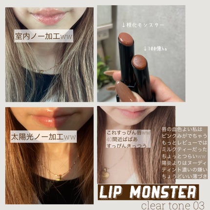 ケイト リップモンスター/KATE/口紅を使ったクチコミ(1枚目)