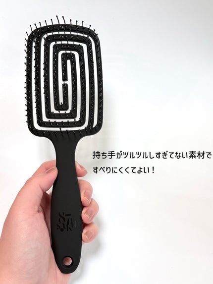 87saku ハナサク 速乾ブラシ/87saku/ヘアブラシを使ったクチコミ(4枚目)