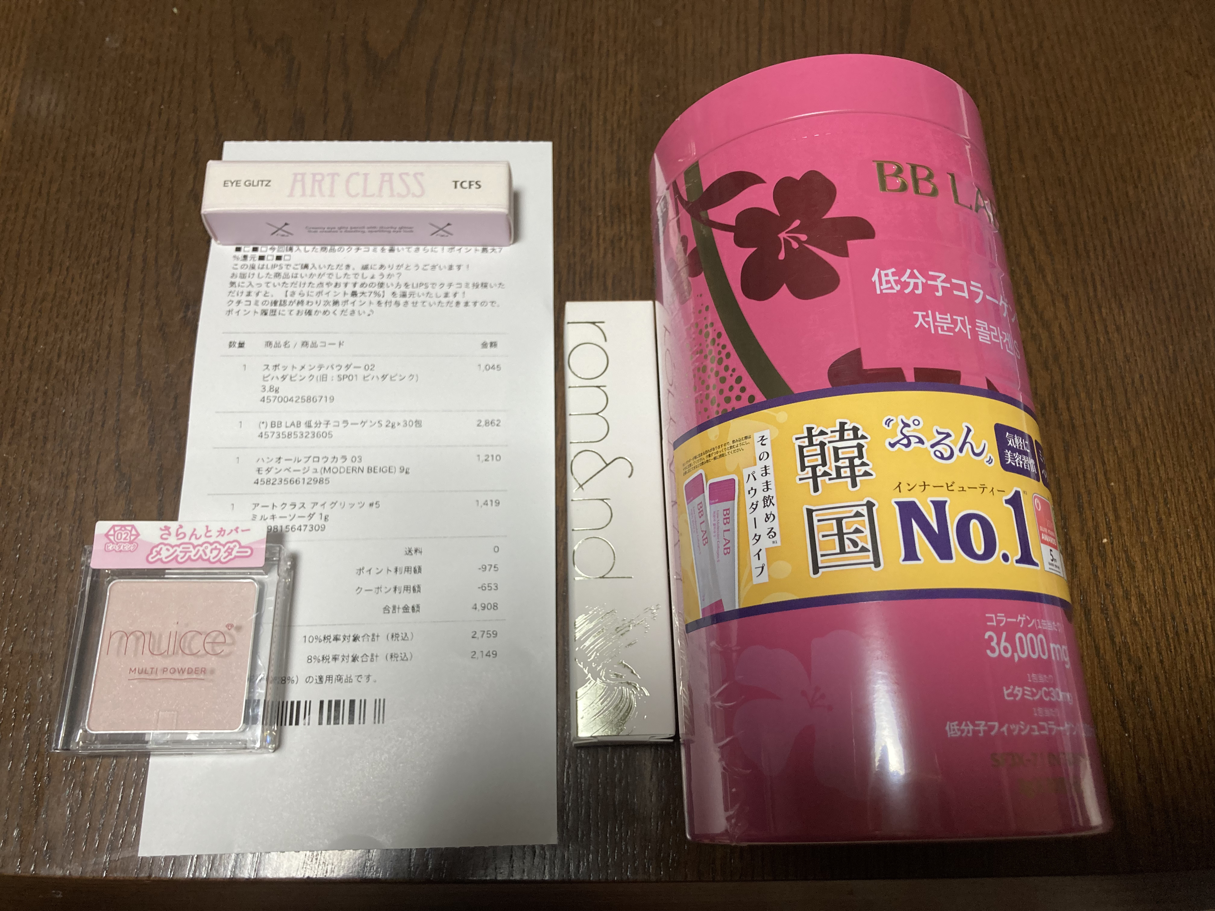 ハンオールブロウカラ/rom&nd/眉マスカラを使ったクチコミ（1枚目）