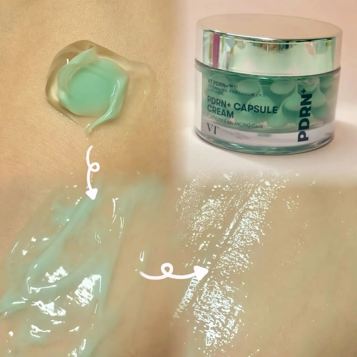 PDRN カプセルクリーム 100/VT/フェイスクリームを使ったクチコミ(2枚目)