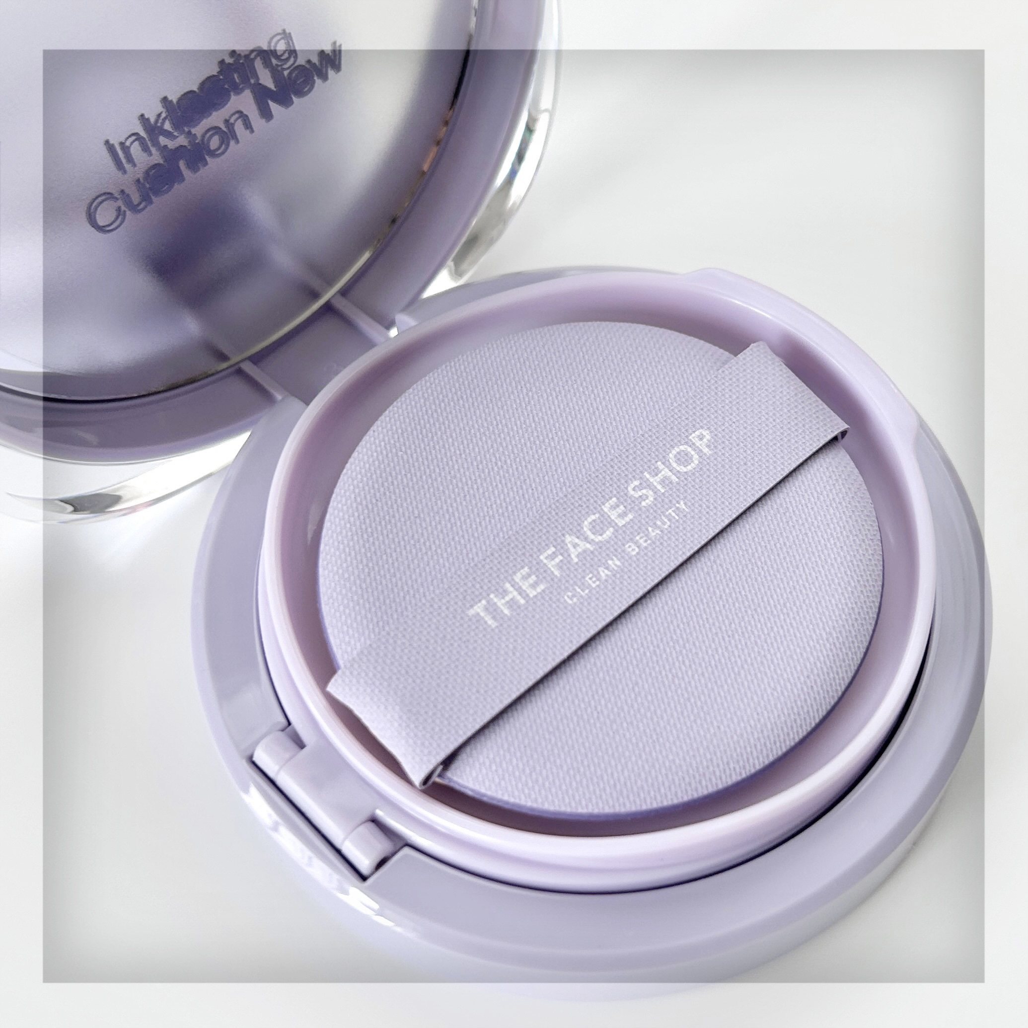 インクラスティングクッションメッシュグロウ/THE FACE SHOP/クッションファンデーションを使ったクチコミ（3枚目）