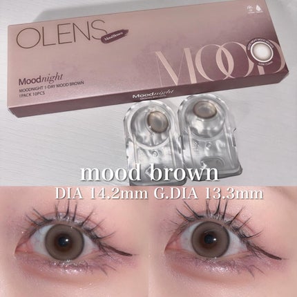 Moodnight 1day/OLENS/カラーコンタクトレンズを使ったクチコミ(4枚目)