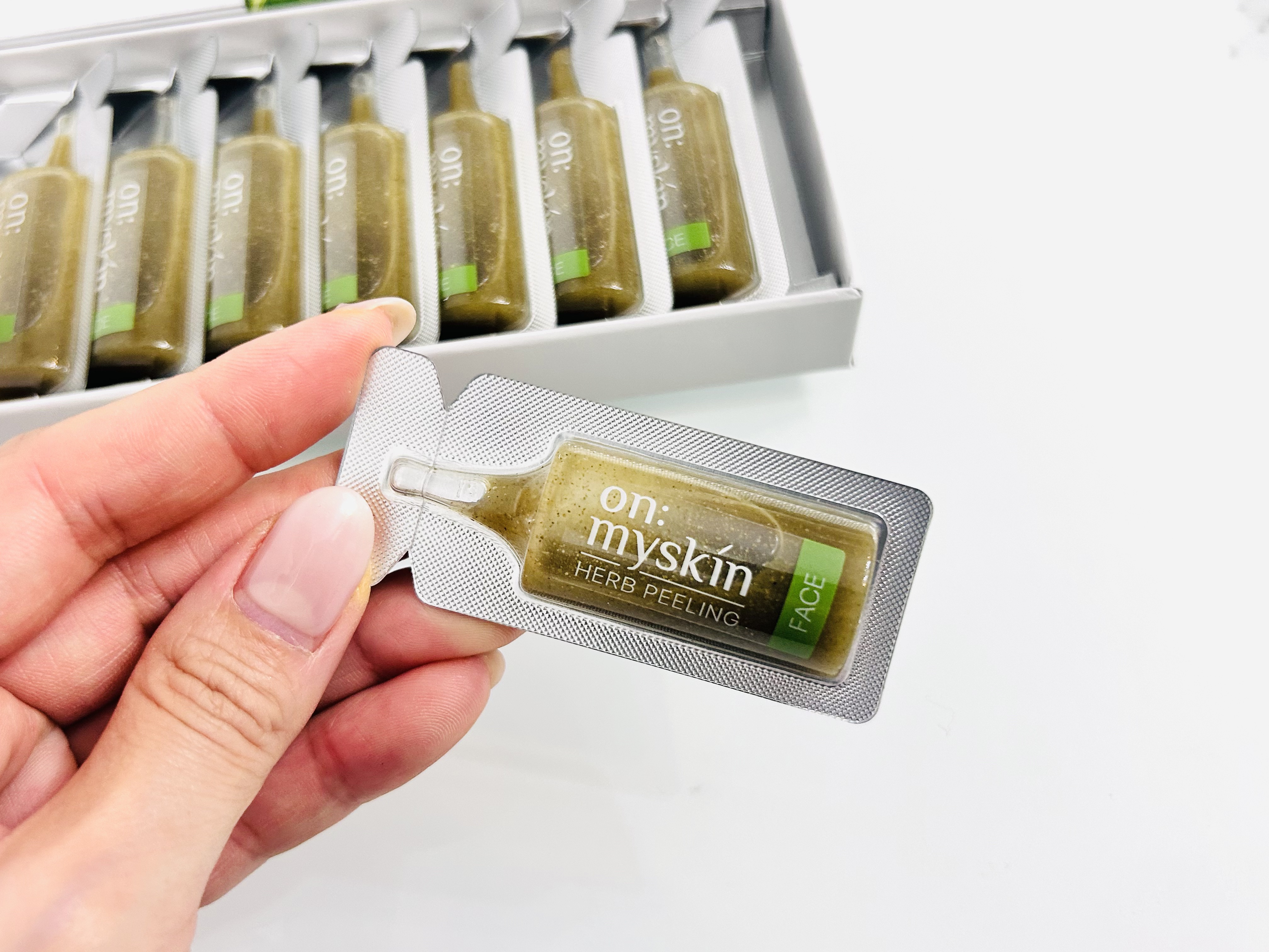 ハーブピーリング 本体/on:myskin/ピーリングを使ったクチコミ（3枚目）