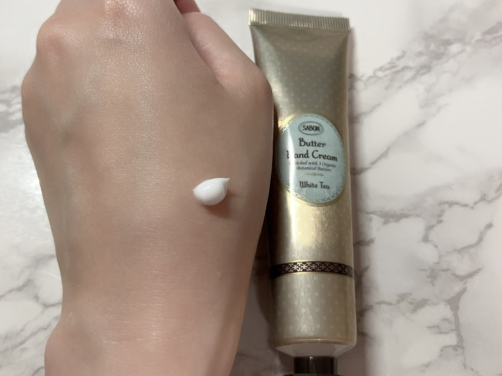 ハンドクリーム ホワイトティー/SABON/ハンドクリームを使ったクチコミ（3枚目）