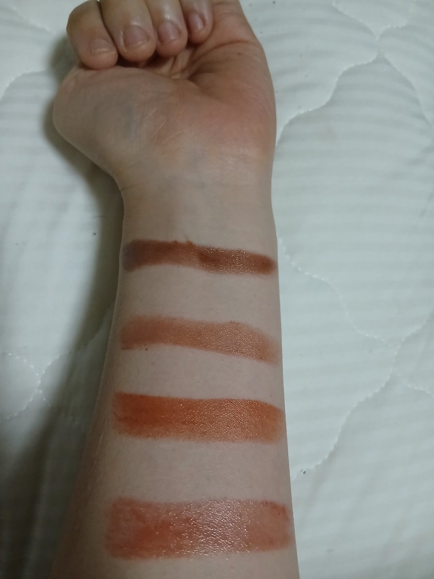 まゆ on LIPS 「手持ちのブラウンリップのご紹介💄上から順にキャンメイクむちぷる..」(1枚目)