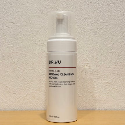 マンデリックリニューアルクレンジングムース/DR.WU/泡洗顔を使ったクチコミ(1枚目)