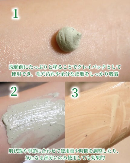 グリーントマトクレイマスククレンザー/FULLY/洗い流すパック・マスクを使ったクチコミ(3枚目)