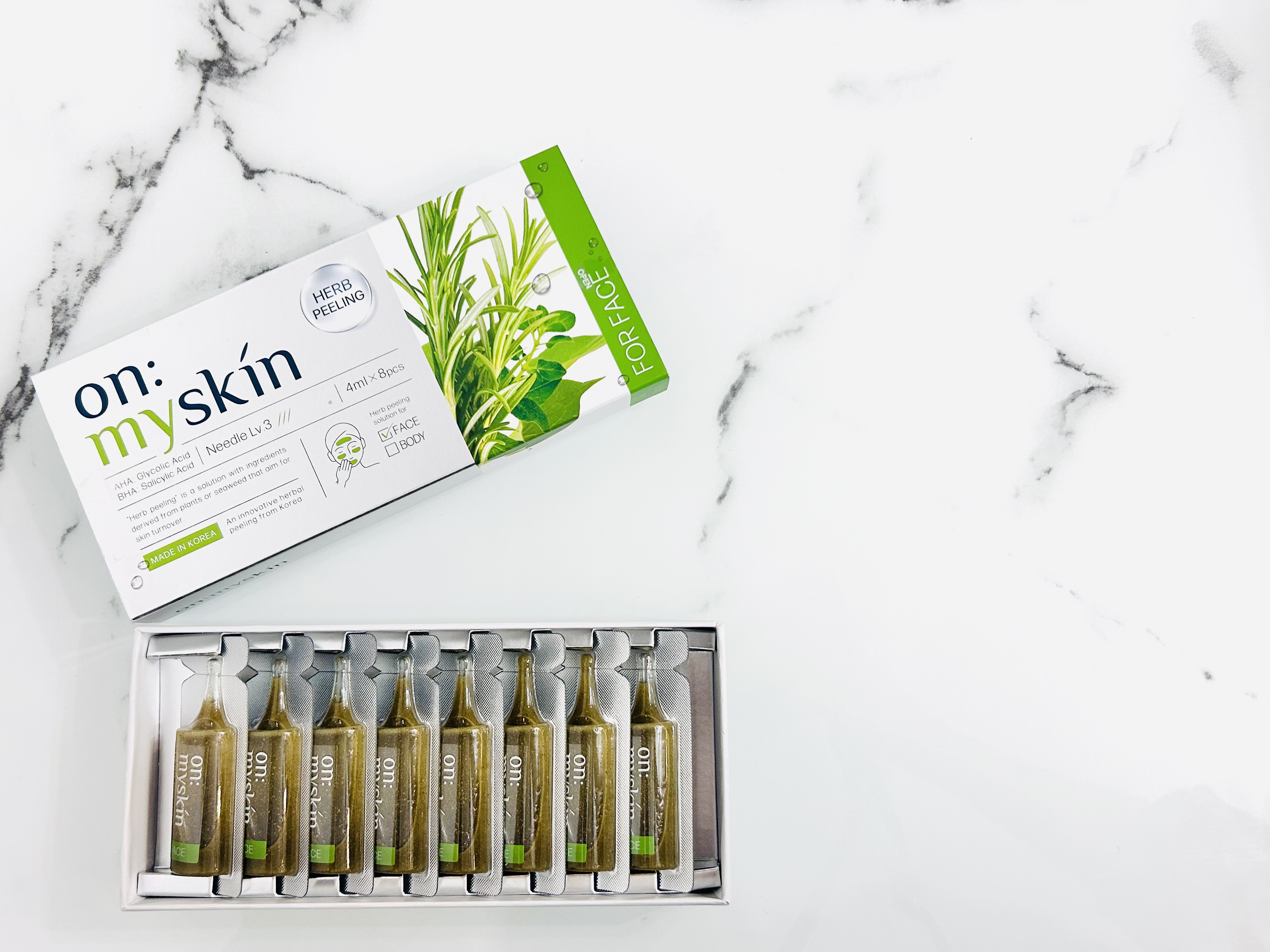 ハーブピーリング 本体/on:myskin/ピーリングを使ったクチコミ（2枚目）