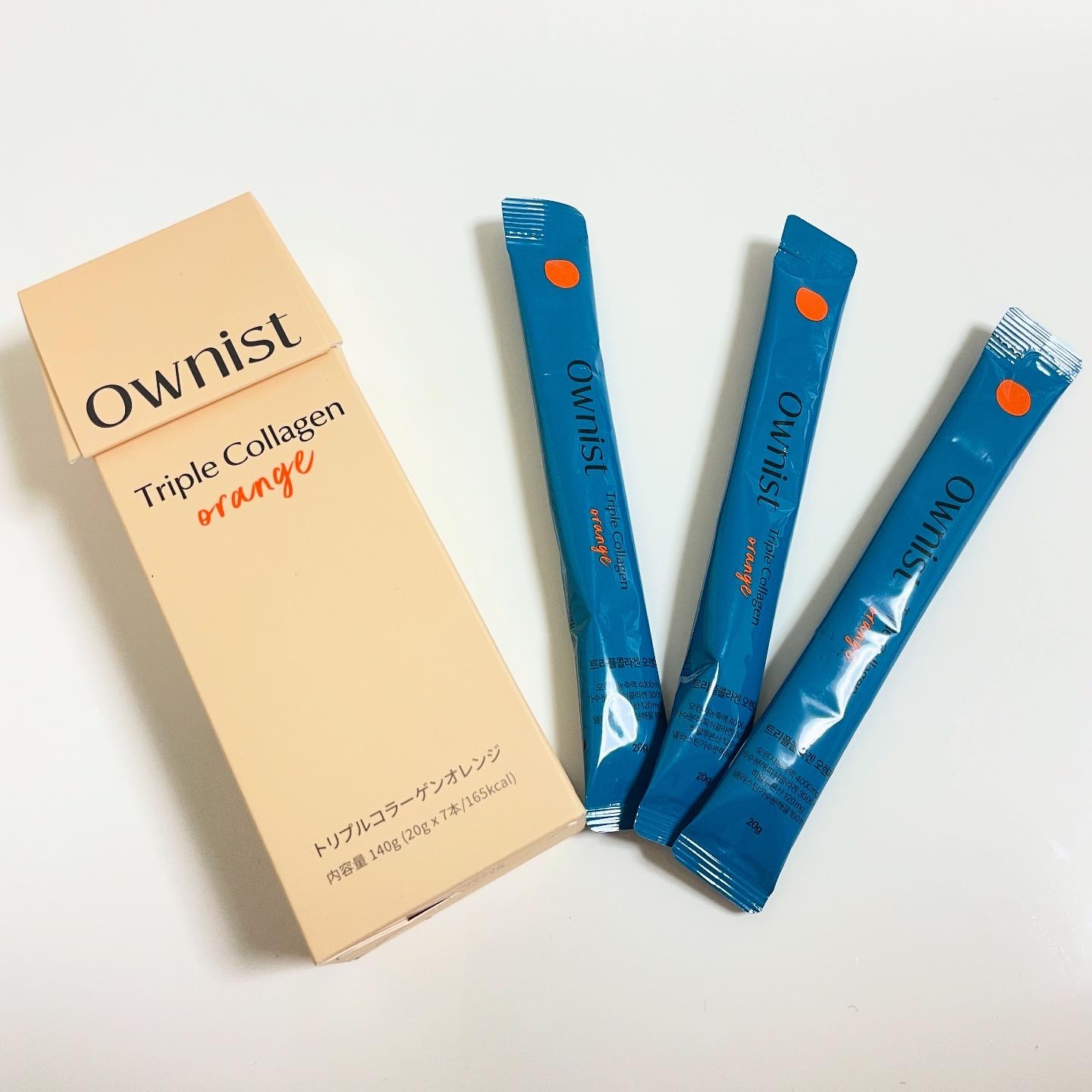 トリプルコラーゲン オレンジ/Ownist/美容サプリメントを使ったクチコミ(1枚目)