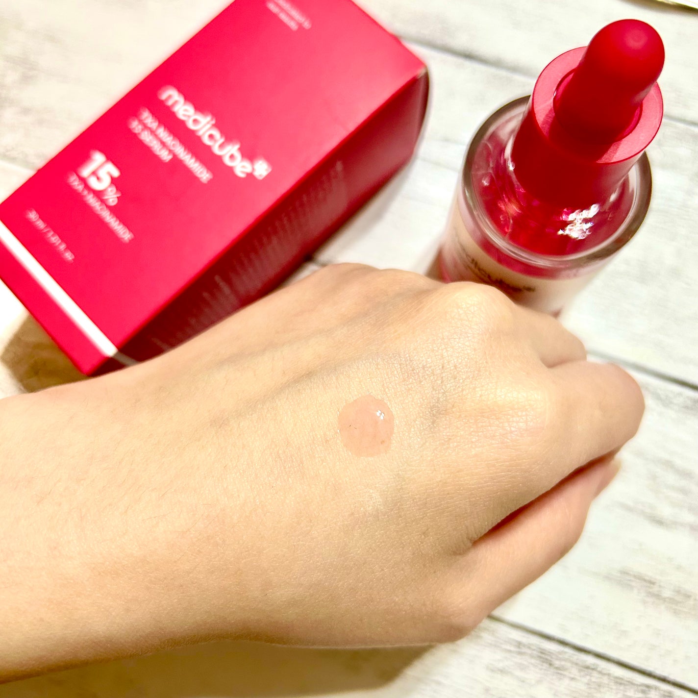 TXAナイアシンアミド15セラム/MEDICUBE/美容液を使ったクチコミ(3枚目)