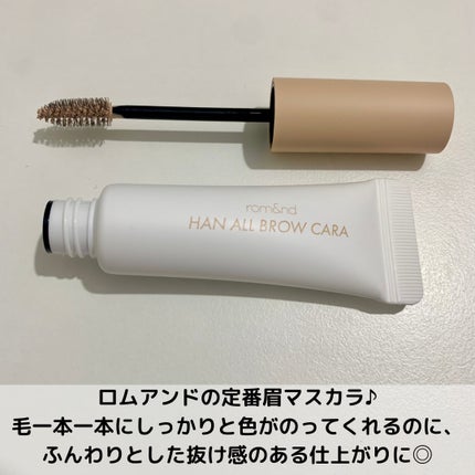 ハンオールブロウカラ/rom&nd/眉マスカラを使ったクチコミ(2枚目)