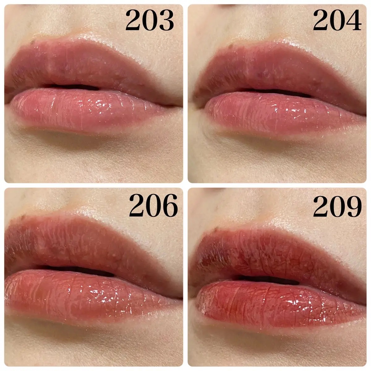 デュー ドロップ ティント 206 トフィー/Coralhaze/リップティントを使ったクチコミ（3枚目）