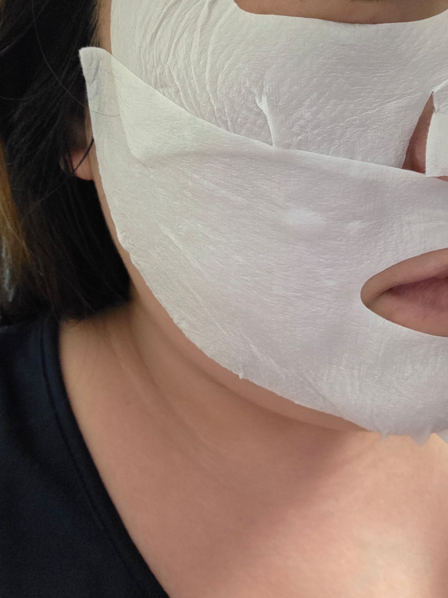 ポアブライトニングシミケアクリームラッピングパック/celimax/シートマスク・パックを使ったクチコミ（3枚目）