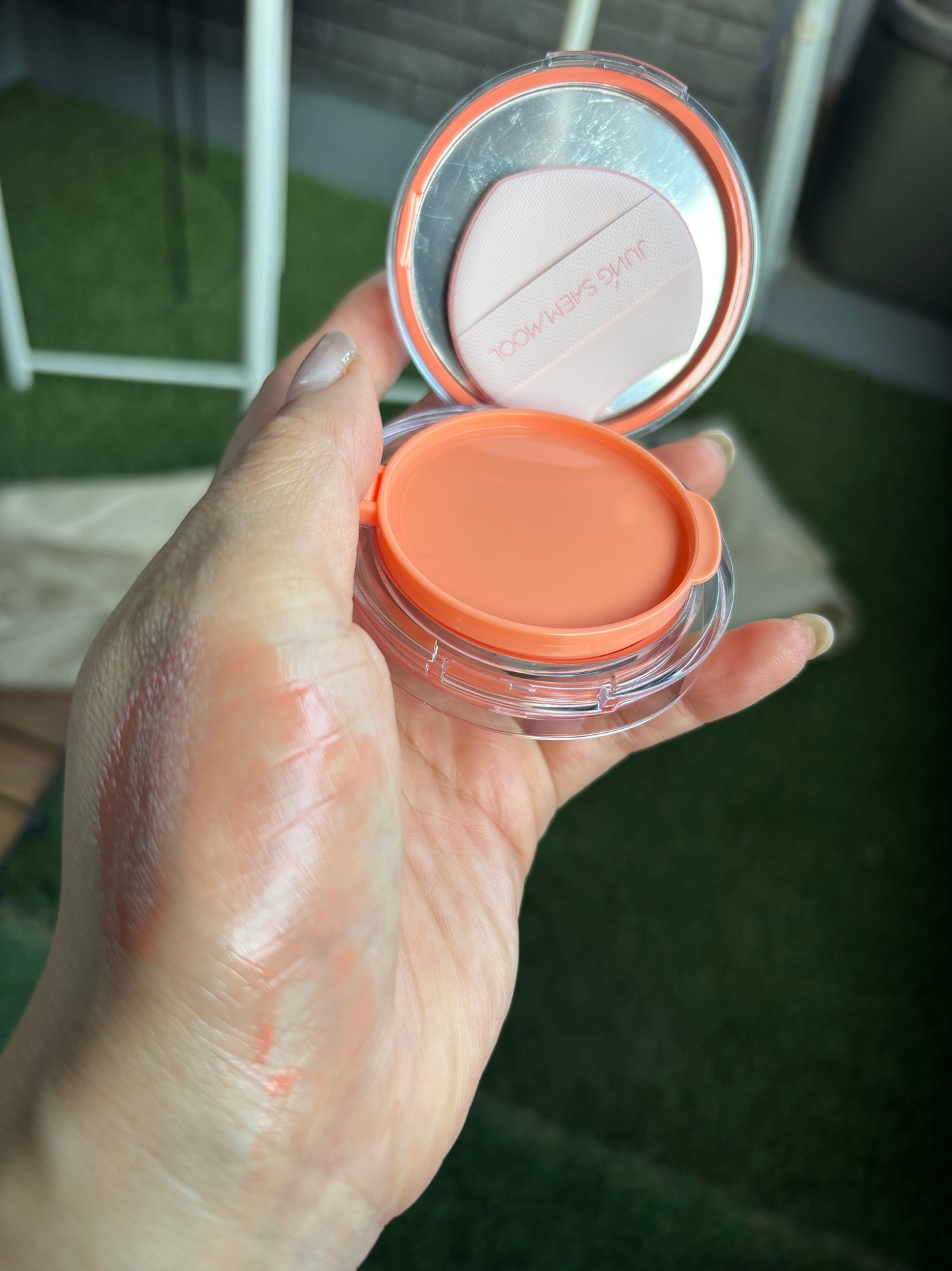 アーティストクッションブラッシュ/JUNG SAEM MOOL/リキッドチークを使ったクチコミ(2枚目)