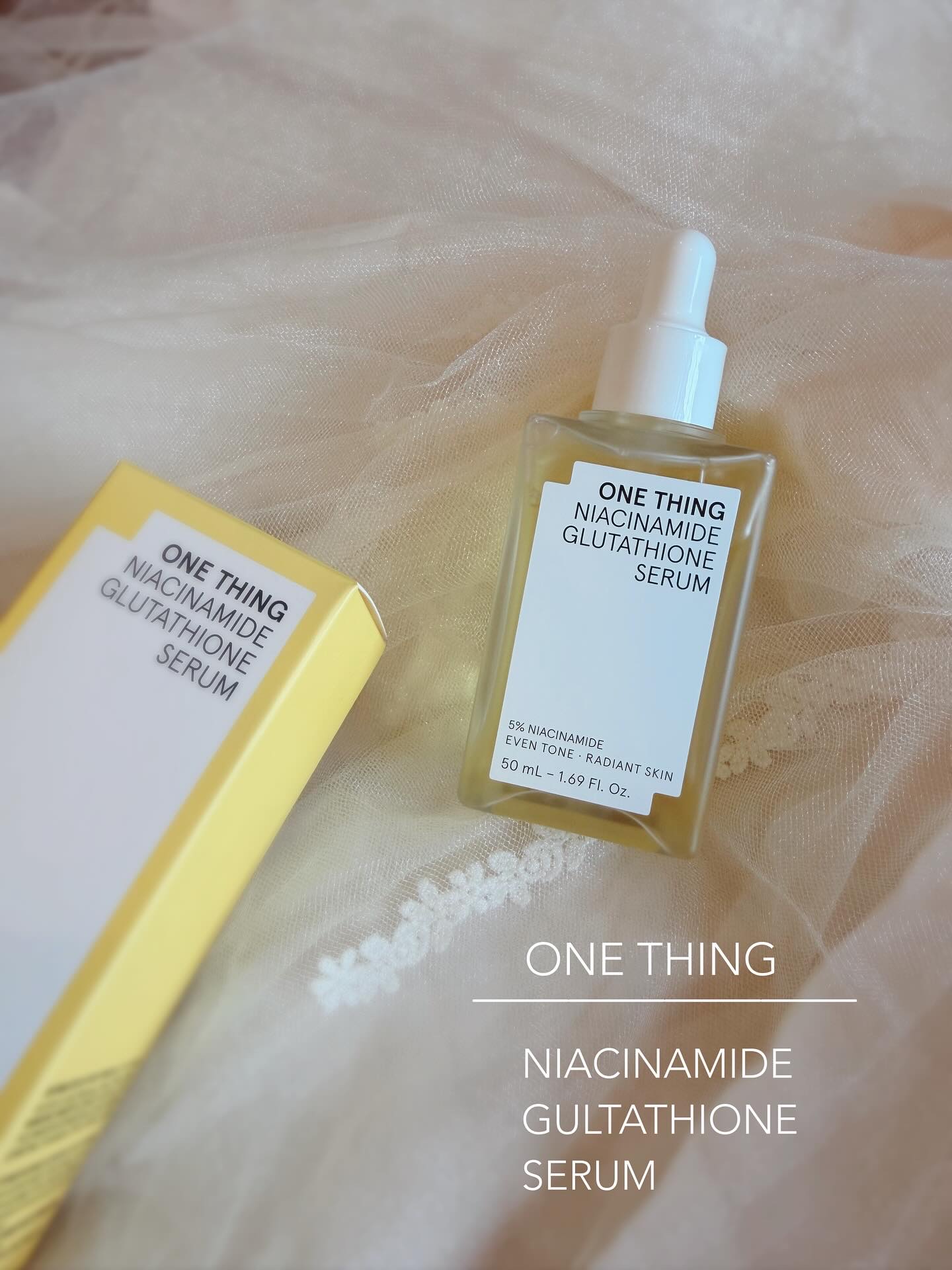 ナイアシンアミドグルタチオンセラム/ONE THING/美容液を使ったクチコミ（1枚目）