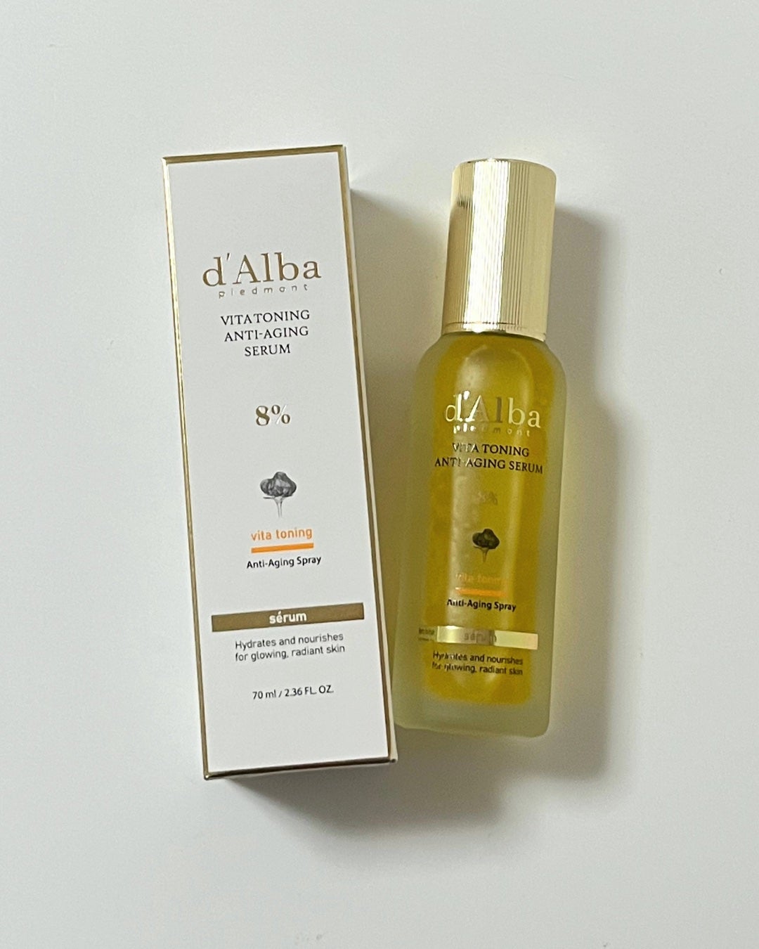 ビタトーニングアンチエイジングスプレーセラム8%/ダルバ/美容液を使ったクチコミ(2枚目)