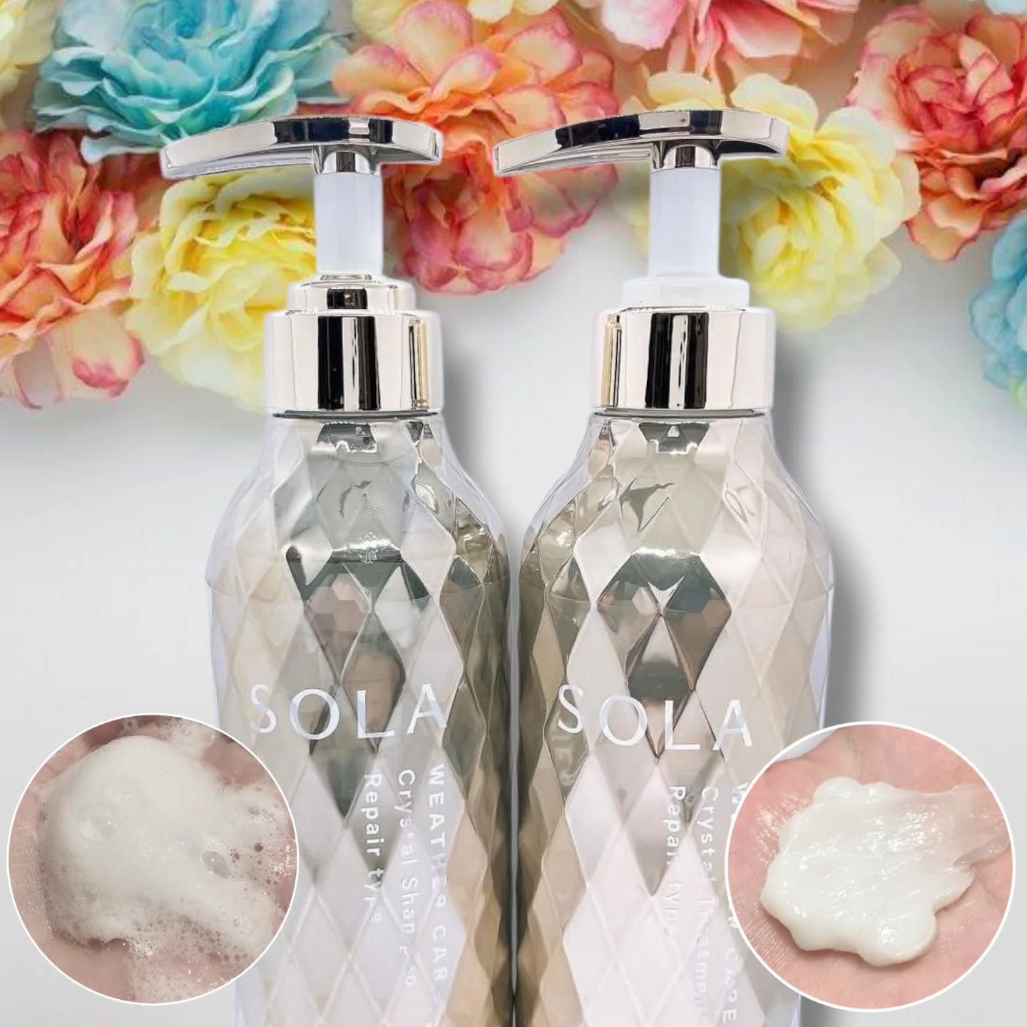 ソラ ウェザーケア クリスタル シャンプー/ヘアトリートメント リペアタイプ/SOLA WEATHER CARE/市販シャンプーを使ったクチコミ（2枚目）