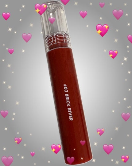 グラスティングウォーターティント/rom&nd/リップティントを使ったクチコミ(1枚目)