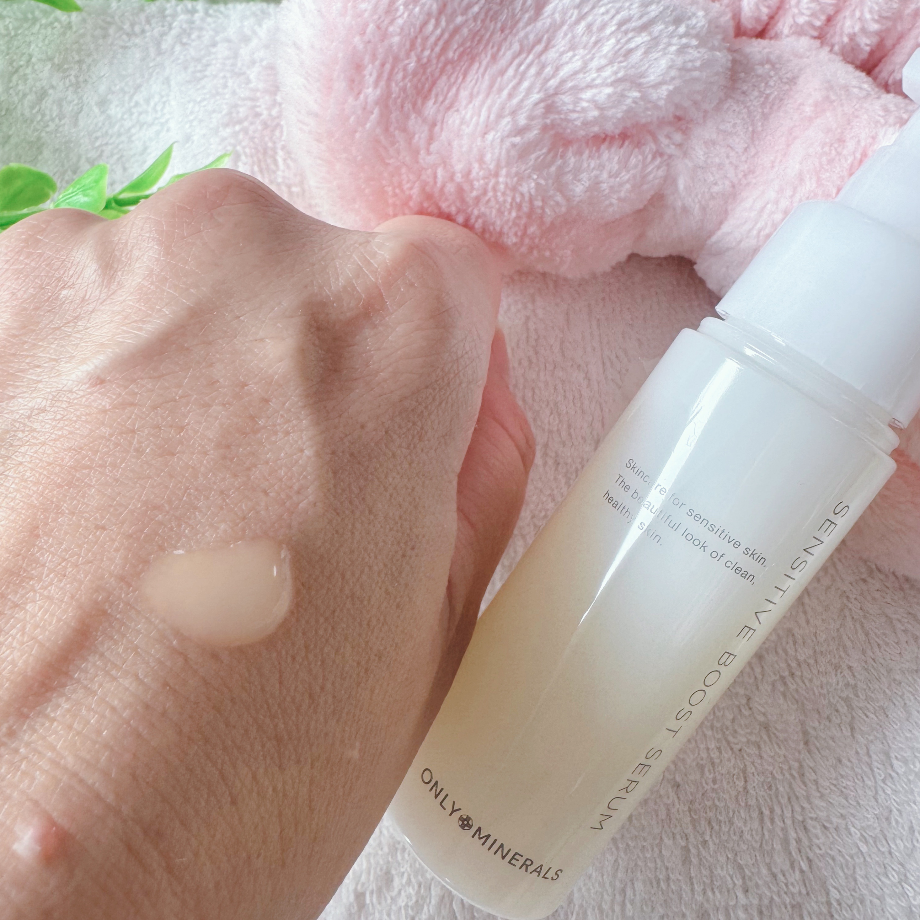 Nude センシティブブーストセラム 本品/ONLY MINERALS/ブースター・導入液を使ったクチコミ（2枚目）