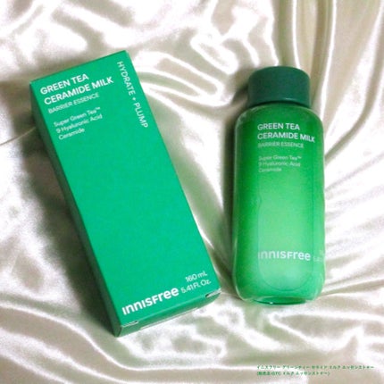 グリーンティー セラミド ミルク エッセンストナー/innisfree/化粧水を使ったクチコミ(6枚目)