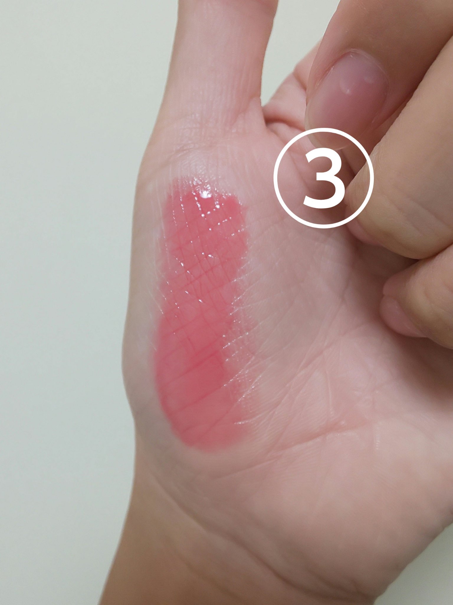 KM ジューシーティントリップカラー/Kyumme/リップティントを使ったクチコミ（2枚目）