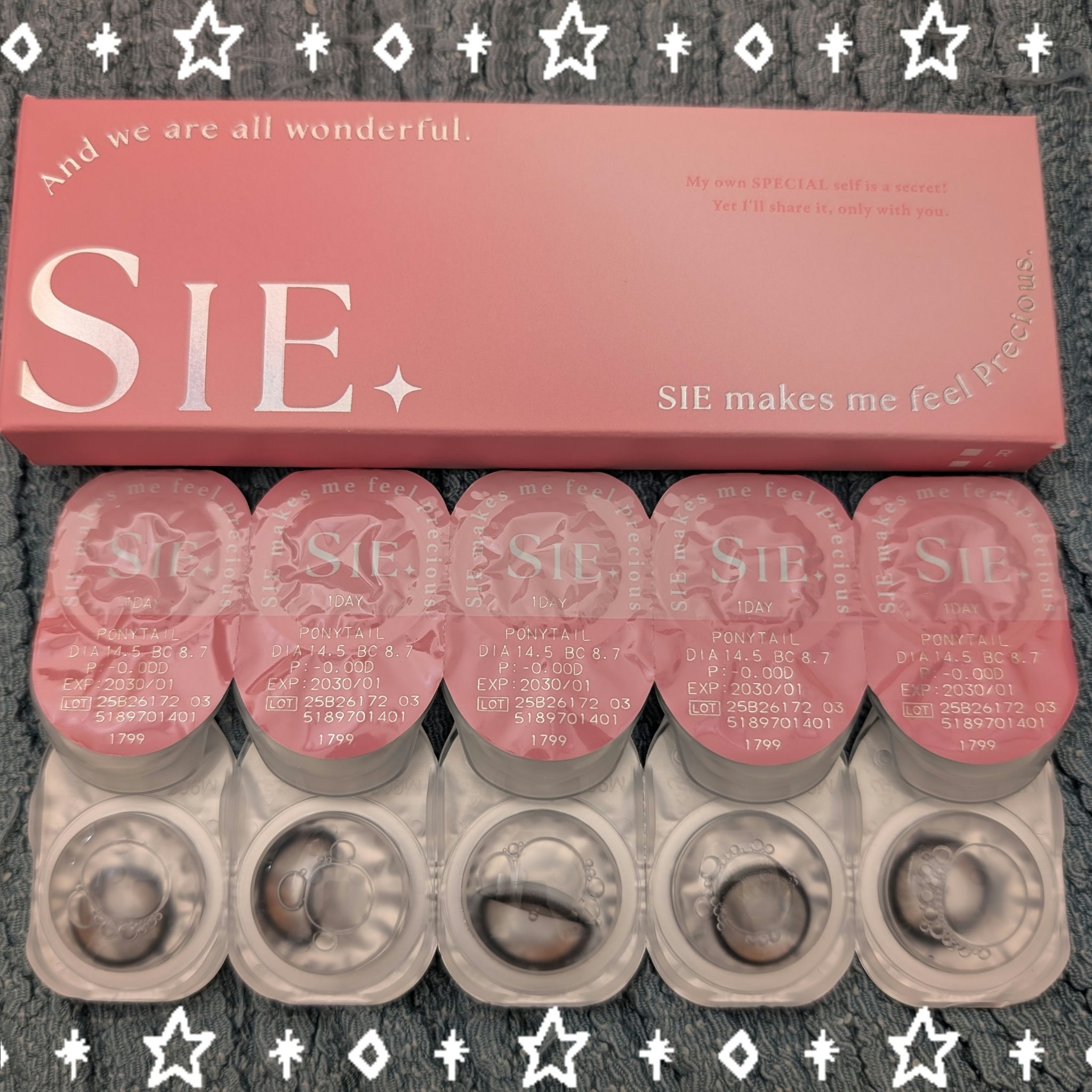 SIE. 1day/SIE./ワンデー（１DAY）カラコンを使ったクチコミ（1枚目）