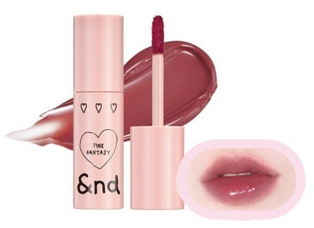 グラッシーボムティント/&nd by rom&nd/リップティントを使ったクチコミ(1枚目)