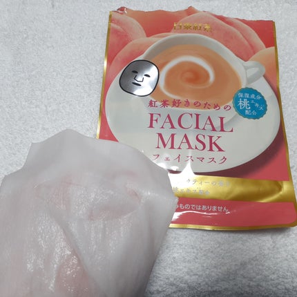 シートマスク 紅茶好きのためのロイヤルミルクティーピーチ/SHOBIDO/シートマスク・パックを使ったクチコミ(2枚目)