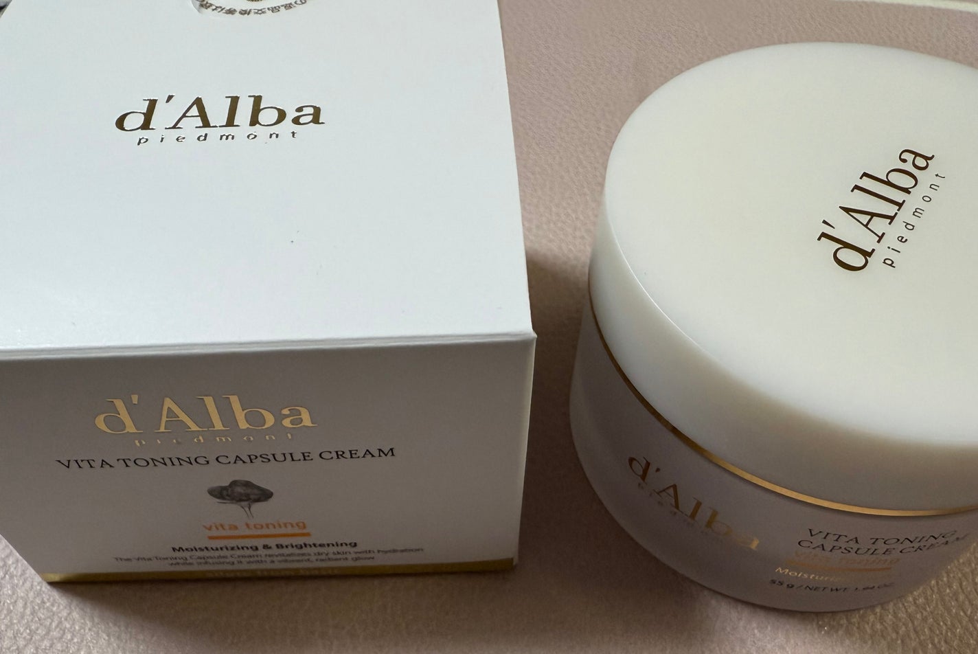 ビタトーニングカプセルクリーム/ダルバ/フェイスクリームを使ったクチコミ(1枚目)