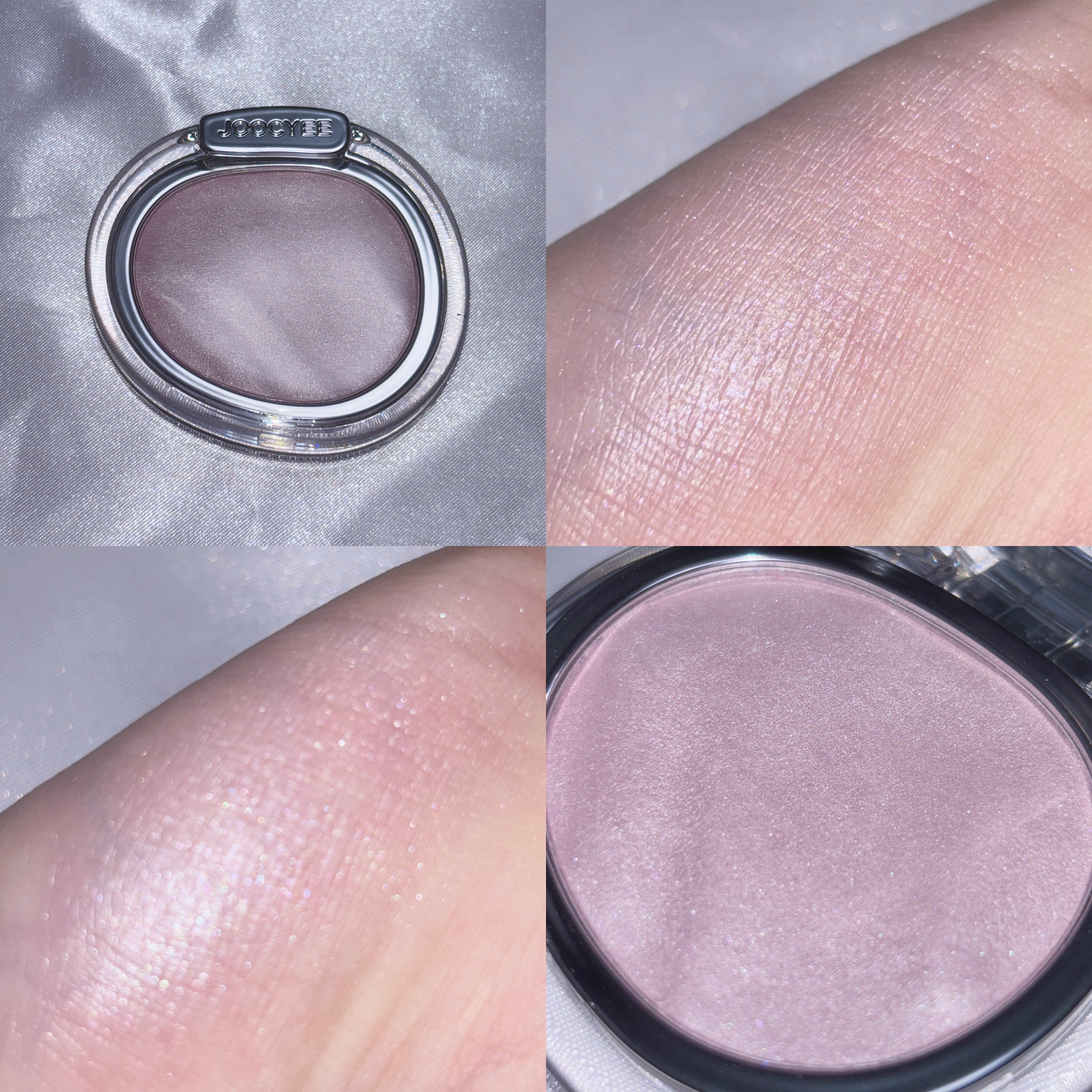 Joocyee ウォーターグローハイライターのクチコミ「𓊆 儚く煌めく夢世界 幻想ラベンダー 𓊇




 ⑅     ⑅     ⑅     ⑅  .....」（2枚目）