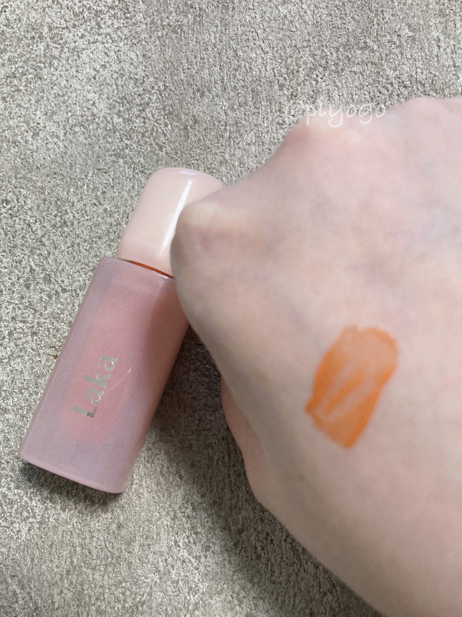 ポッピングバルーンティント/Laka/リップティントを使ったクチコミ（3枚目）