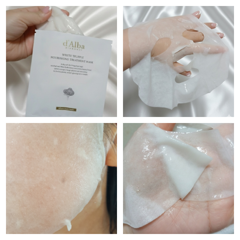ホワイトトリュフナリシングトリートメントマスク/ダルバ/シートマスク・パックを使ったクチコミ（2枚目）