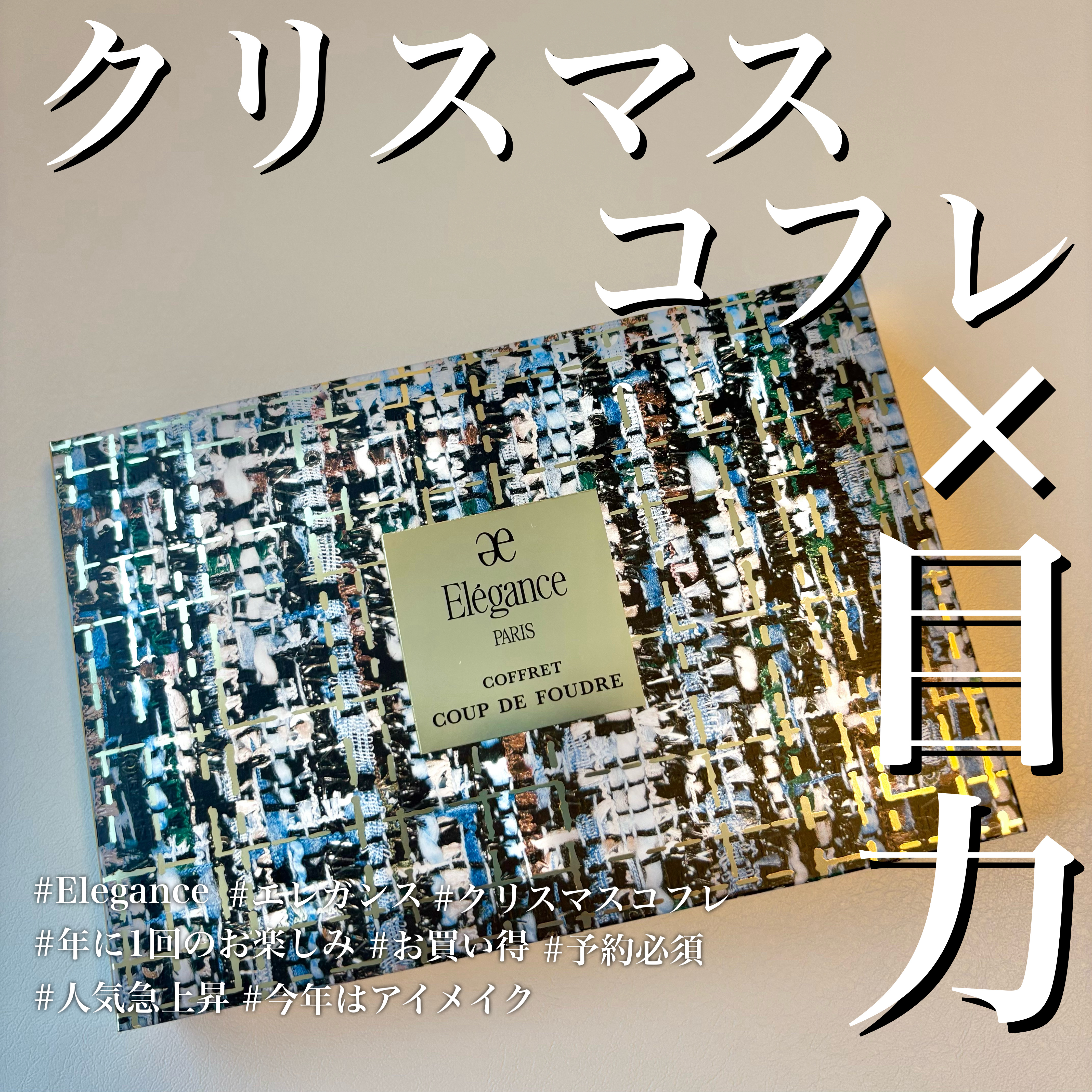 エレガンス コフレ クードゥフードル/エレガンス/メイクアップキットを使ったクチコミ（1枚目）