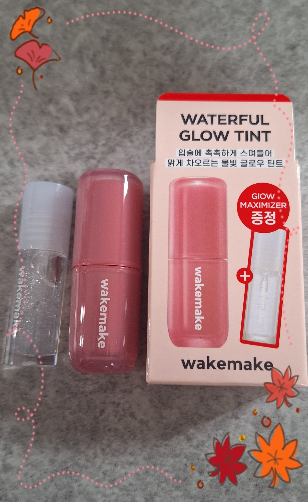 ウォータフルグロウティント 08 ロジスト/wakemake/リップティントを使ったクチコミ（1枚目）