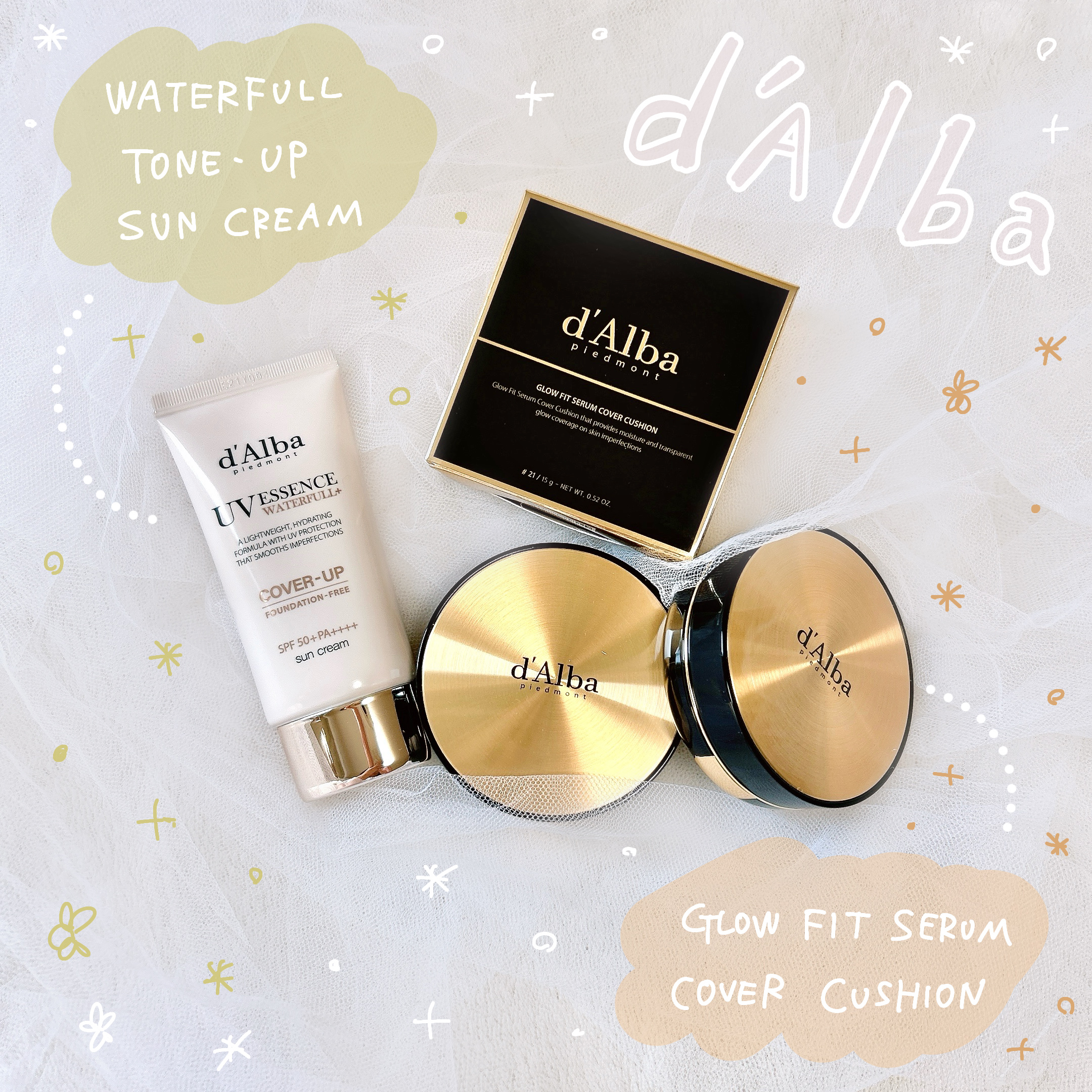 ウォータフルトーンアップサンクリーム/ダルバ/日焼け止めクリームを使ったクチコミ（1枚目）