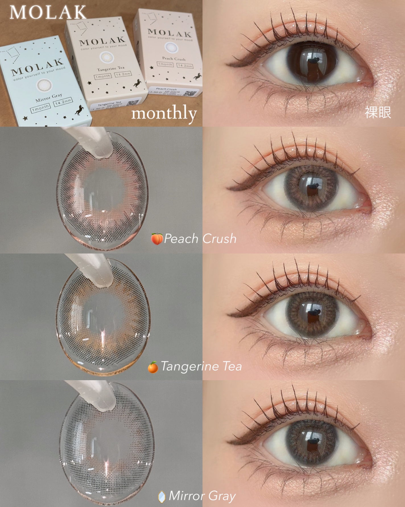 MOLAK 1month/MOLAK/1ヶ月(1MONTH)カラコンを使ったクチコミ(1枚目)