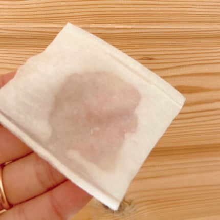 なめらかな肌あたりのコットンパフ/くらしリズム/コットンを使ったクチコミ(3枚目)