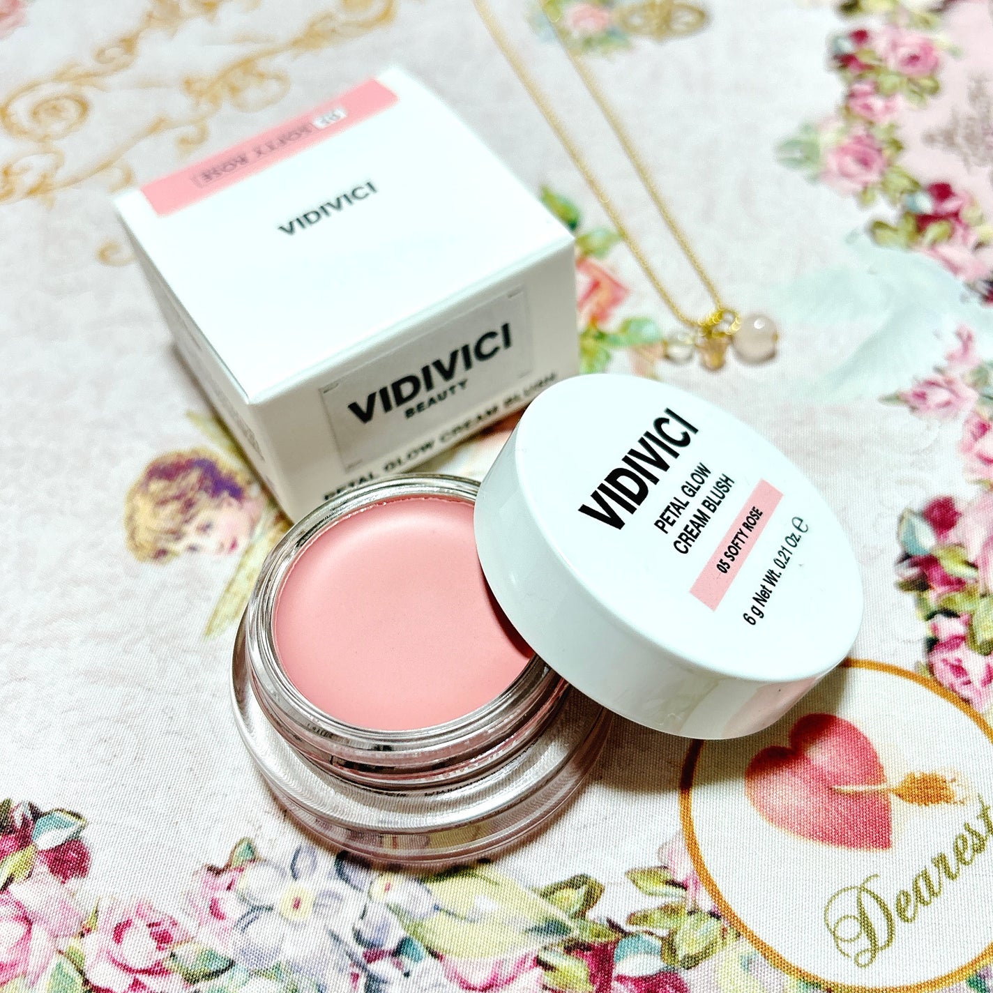 ペタルグロウクリームチーク/VIDIVICI/ジェル・クリームチークを使ったクチコミ(1枚目)