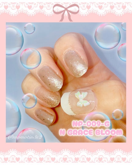 セミキュアジェルネイル(ハンド)/ohora/ネイルシールを使ったクチコミ(4枚目)