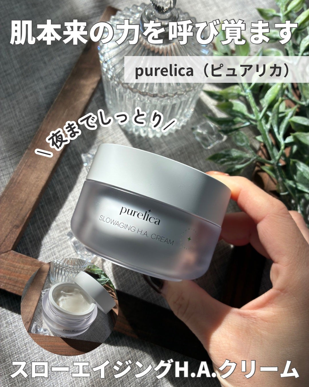 スローエイジングH.A.クリーム/Purelica/フェイスクリームを使ったクチコミ(1枚目)