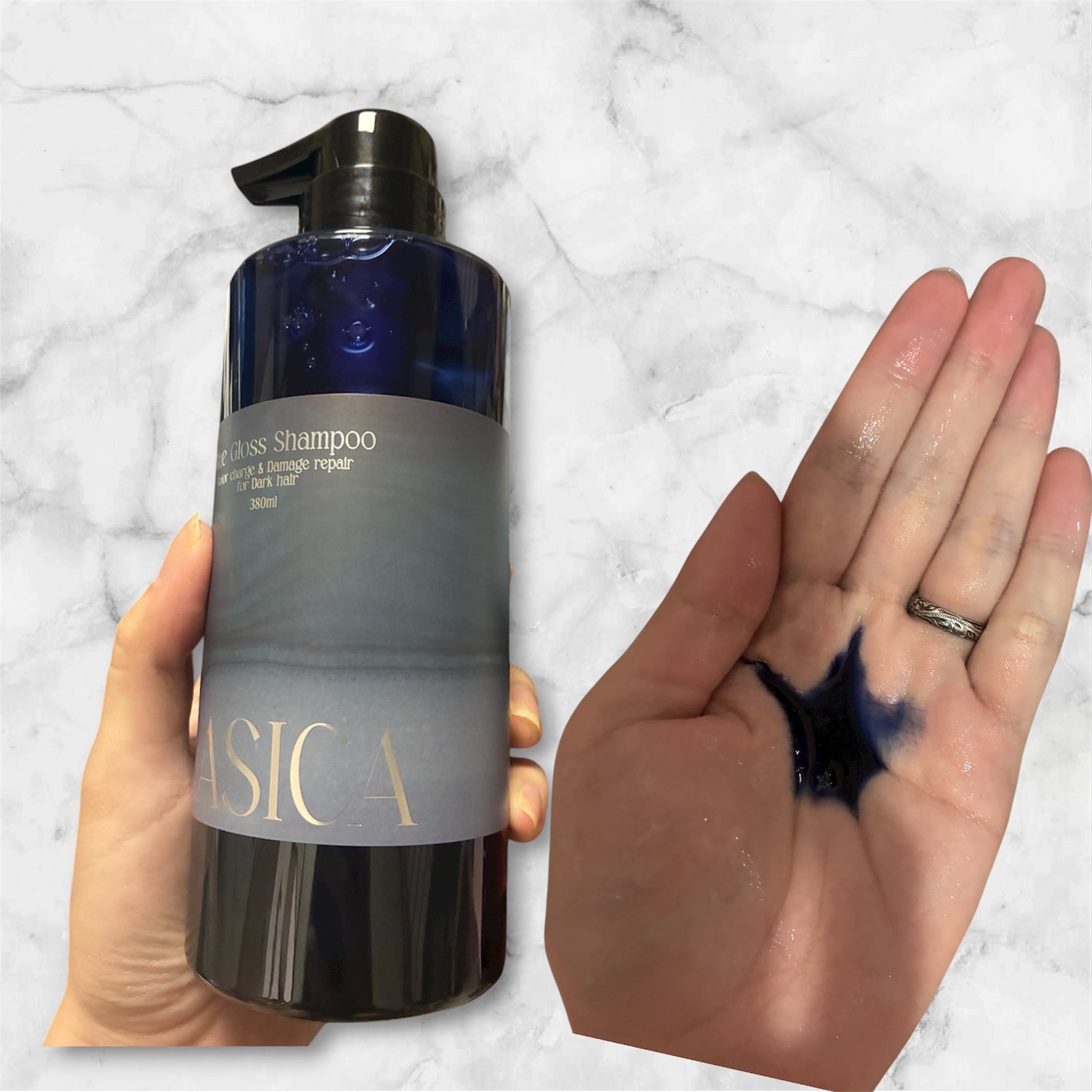 ブルーグロスシャンプー/トリートメント/rasica/市販シャンプーを使ったクチコミ(2枚目)