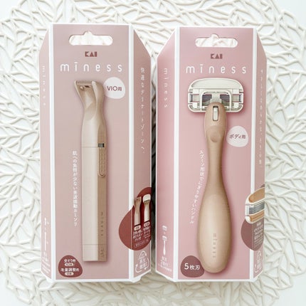 miness ボディ用カミソリ 替刃2個付/貝印/シェーバーを使ったクチコミ(1枚目)