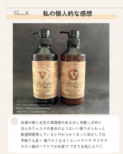 ディープレイヤー シャンプーExV/トリートメントExV 【プロフェッショナルユース】/DeepLayer/サロンシャンプーを使ったクチコミ(5枚目)