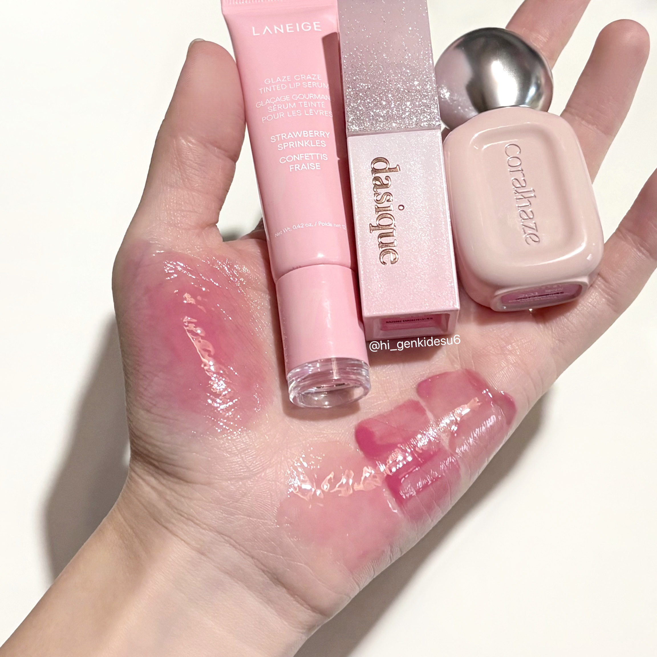 ジューシーデュイティント ベリーもち/dasique/リップティントを使ったクチコミ（1枚目）