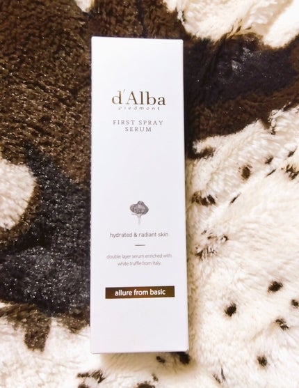 ダルバ ホワイトトリュフファーストスプレーセラム/ダルバ/ミスト状化粧水を使ったクチコミ(1枚目)