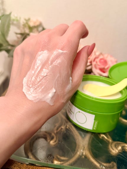 緑豆毛穴クレンジングミルクバーム/beplain/クレンジングバームを使ったクチコミ(4枚目)