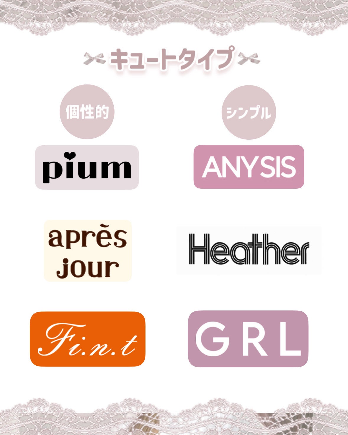 苺鈴 on LIPS 「♡顔タイプ別おすすめお洋服ブランド紹介♡こんにちは、苺鈴です🍓..」(2枚目)