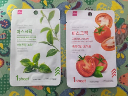 エッセンシャルフェイスマスク/DAISO/シートマスク・パックを使ったクチコミ(1枚目)